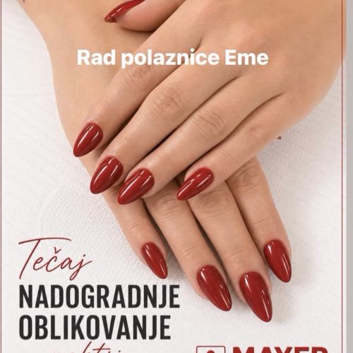 Tečaj ugradnje i oblikovanja noktiju Tečaj ugradnje i oblikovanja noktiju